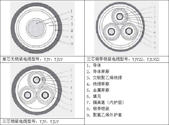 YJV22（交聯(lián)聚乙烯絕緣鋼帶鎧裝聚氯乙烯護(hù)套）電力電纜線技術(shù)參數(shù)詳解與技術(shù)開發(fā)趨勢